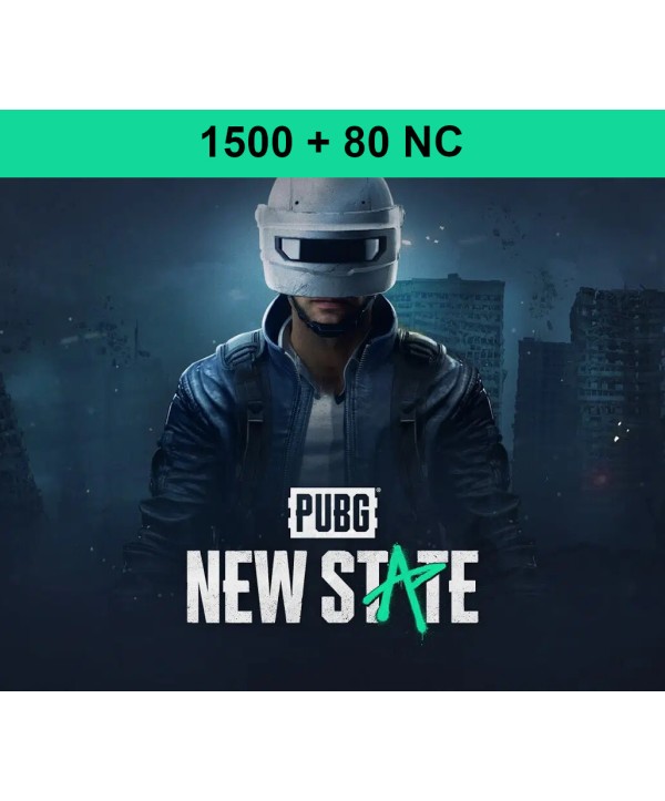 PUBG: NEW STATE - 1500 + 80 NC Android Key GLOBAL